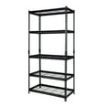 thumbnail image 5 of Pachira 36"W x 18"D x 72"H 5-Shelf Steel Shelving, Black, 5 of 10