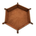 thumbnail image 1 of Plateau à dés Pliant Plateau à dés Roulant avec Doublure en Polaire PU Support Boîte de Rangement pour Jeux de Table dés en Métal, 1 of 8