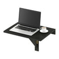thumbnail image 2 of Furinno Hermite Wall Mounting Folding Table, Espresso, 2 of 7