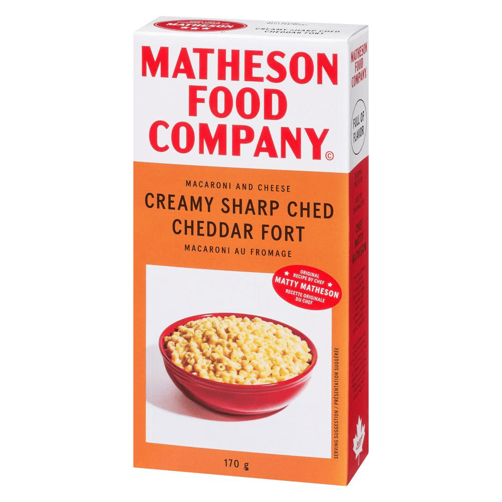 Macaroni au fromage Cheddar Fort Crémeux Boite 171g
