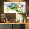 thumbnail image 3 of Designart 'Wings of Angels Purple ' Abstract Canvas art print, 3 of 3