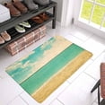 thumbnail image 3 of MKHERT Retro Tropical Beach Summer Ocean on Sunny Day Doormat Rug Home Decor Floor Mat Bath Mat 30x18 inch, 3 of 3