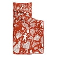 thumbnail image 2 of Red Christmas Pattern Toddler Nap Mats for Kids Preschool,50"x20" Sleeping Mat Bag or Kids,Toddler Sleeping Bag,Toddler Nap Mat or Daycare, 2 of 6
