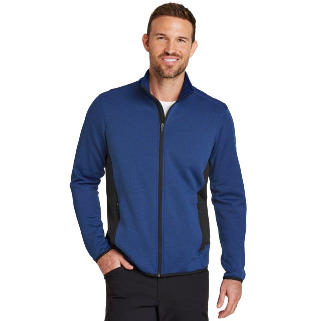 Chaqueta de forro polar elástico jaspeado con cremallera completa Eddie Bauer®. EB238 eddie bauer EB238
