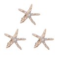 thumbnail image 1 of Juego de 3 horquillas de perlas para novia de estrella de mar, vestido de novia, horquilla de diamantes con tachuelas de estrella de mar, oro para niña Sincero Electrónica, 1 of 4