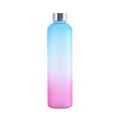thumbnail image 2 of CxhicLuv 1000ML Gradient Water Bottle 11×2.9 Inch Stainless Steel Lid, Portable, Frosted – Large-Capacity Drink Cup with Gradient Color, Ideal for School, Gym, Hiking, Suitable for Students, 2 of 6