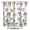 White-116, variant on Cottagecore Fungi and Psychedelic Mushroom Shower Curtain, Waterproof Polyester, Machine Washable, Includes Hooks, Perfect for Trippy and Whimsical Bathroom Decor