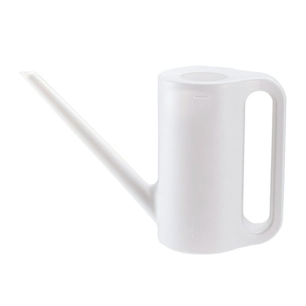 Regadera para flores, ligera, 1,2 l, para jardinería blanco