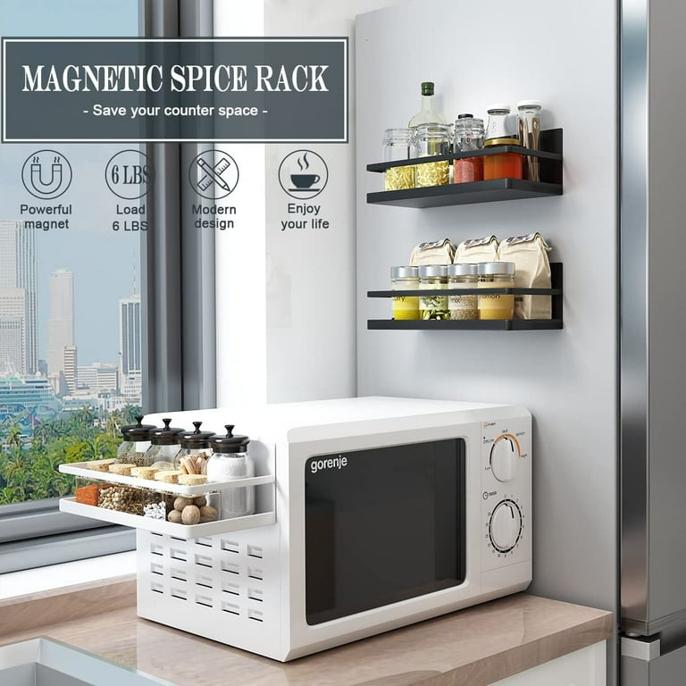 Refrigerator side spice rack sales