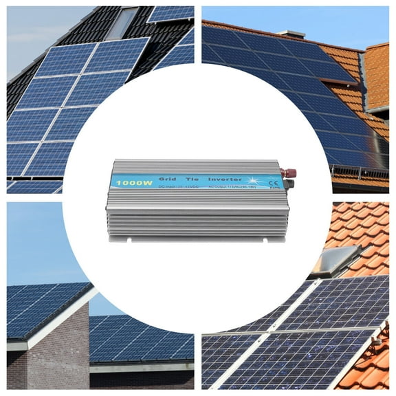 1000W Grid Tie Inverter with MPPT Technology, Pure Sine Wave, Aluminum Alloy, for 36V Solar Panels and Batteries – High Efficiency, CE & RoHS Certified