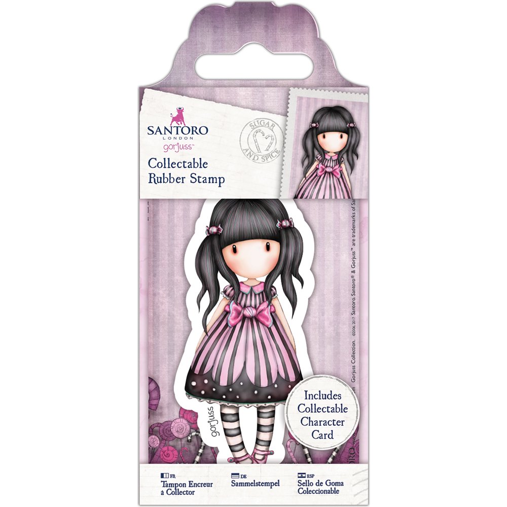 Santoro's Gorjuss Rubber StampNo. 53 Sugar & Spice