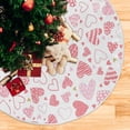 thumbnail image 3 of FMSHPON Valentines Mothers Day Xmas Christmas Tree Skirt Stand Mat for Holiday Party Decoration Indoor Outdoor 36 inches, 3 of 6