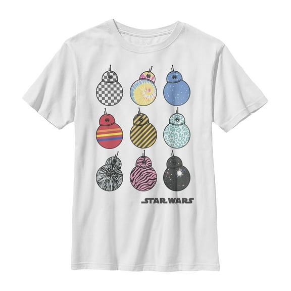 Boy's Star Wars: The Rise of Skywalker BB-8 Fashion Graphic Tee White X Large