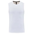 thumbnail image 2 of FRSASU Mens Casual Tank Tops Sleeveless Muscle Shirt Gym Athletic Lounge Casual Breathable Crew Neck Loose Fit Tee White, 2 of 9