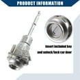 thumbnail image 4 of Unique Bargains 81970-F0000 Front Left Door Lock Cylinder with 2 Keys for Hyundai Elantra 2017-2020 LH Silver Tone, 4 of 7