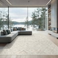thumbnail image 2 of ODIKA 6'x9' Ultra-Soft Area Rug, Abstract Palette Interlocking Structured Symmetry Pale None Washable, Bare feet friendly, Silk-Touch for Guest Room, Bedroom, 2 of 7