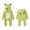 Green, variant on GiLiling Toddler Boys and Girls Frog Costume Animal Onesie Hooded Romper One Piece Loungewear Jumpsuit Halloween Dress-Up Outfit (Green, 3-4 Years)