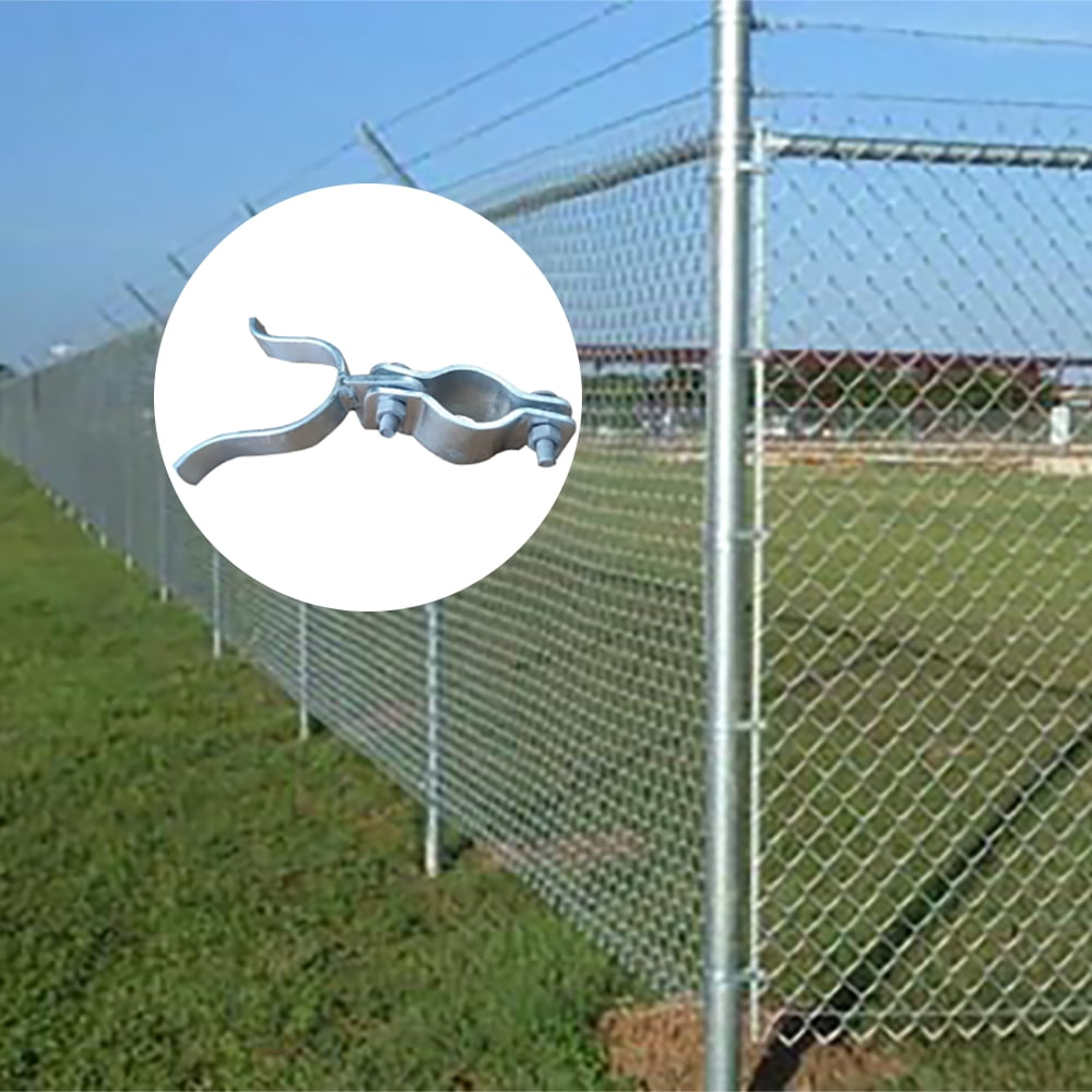 2-3/8 in. Chain Link Fence Gate Post Hinge Hardware Set (4-Set)