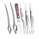 thumbnail image 4 of Juego de utensilios de emplatado, pinzas de cocina con agarre cómodo y pinzas de precisión 6 piezas, 4 of 9
