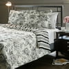 Divatex Home Fashions Cordoba Black King-size 3-piece Duvet Cover Set