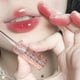 thumbnail image 5 of Pink Bubble Lip Glaze Mini Matte Velvet Lipstick Mirror Long Lasting Not, 5 of 5