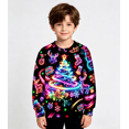 thumbnail image 2 of Boys Christmas Sweatshirt Girls Xmas Jumper Shirt Kids Long Sleeve SweatShirts Top For 10T-11T, 2 of 8