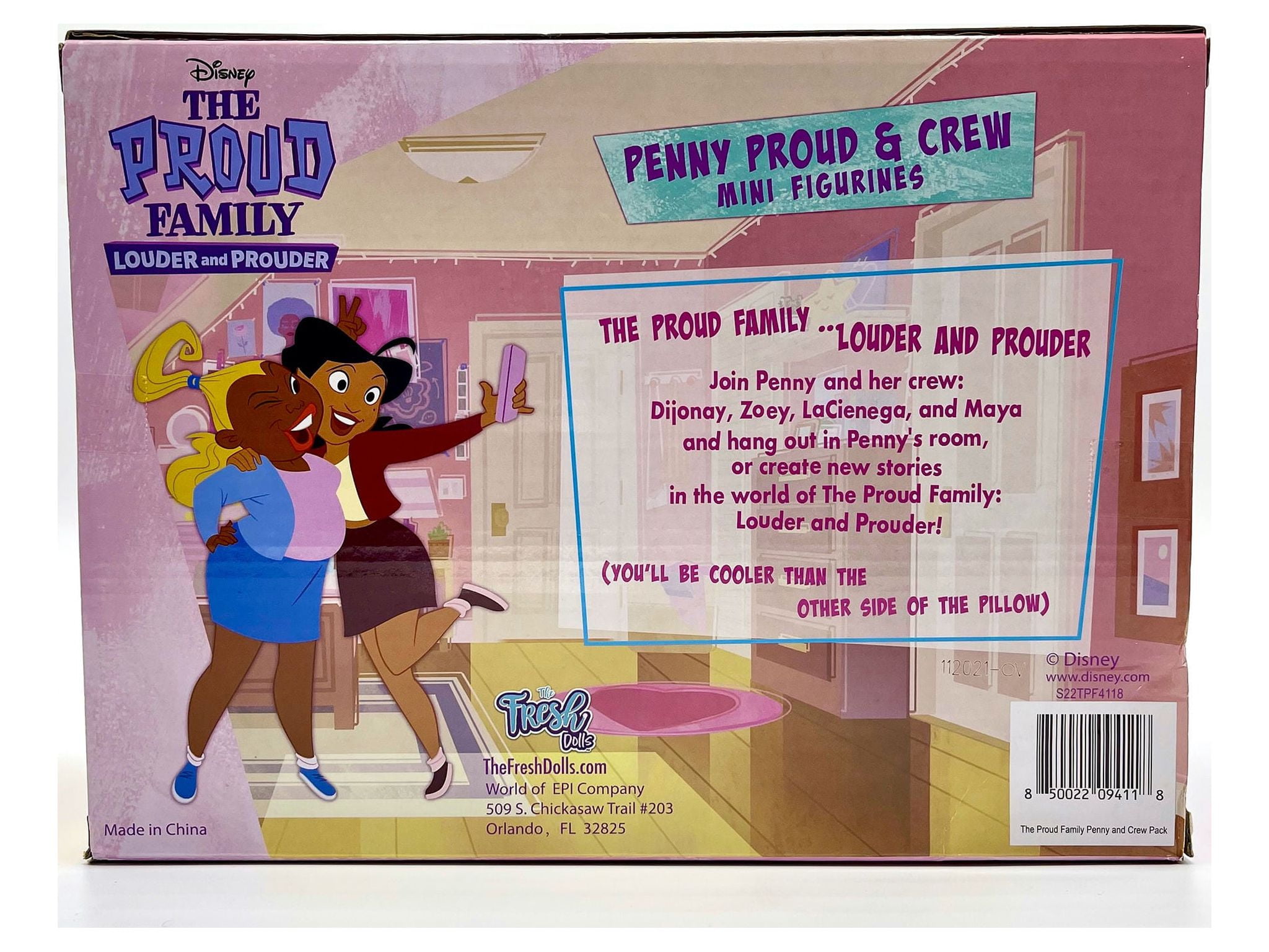 Disney The Proud Family Crew Mini Figurine Set, 10.2 oz, 5 pieces