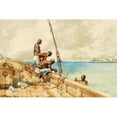 thumbnail image 3 of Homer, Winslow 24x17 Black Modern Framed Museum Art Print Titled - The Conch Divers, 3 of 5