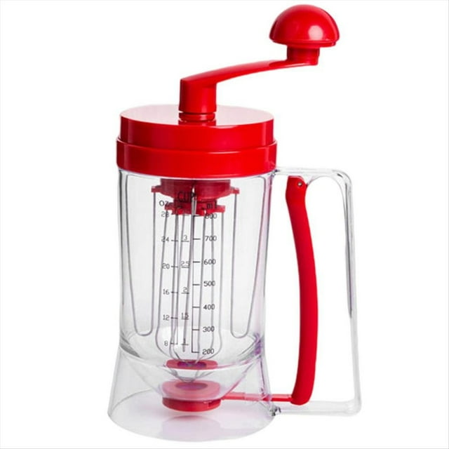 Dispensador de Masa para Panqueques de 900 Ml, Dispensador Manual para Cupcakes, Embudo de Masa, Medidora, Herramienta para Hornear, Dispensador de Mezcla para Panqueques