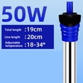 thumbnail image 1 of Qiyun Aquarium Heating Rod Waterproof Sealing Design Fish Tank Thermostat Explosion-proof Stainless Steel Heater, 1 of 8