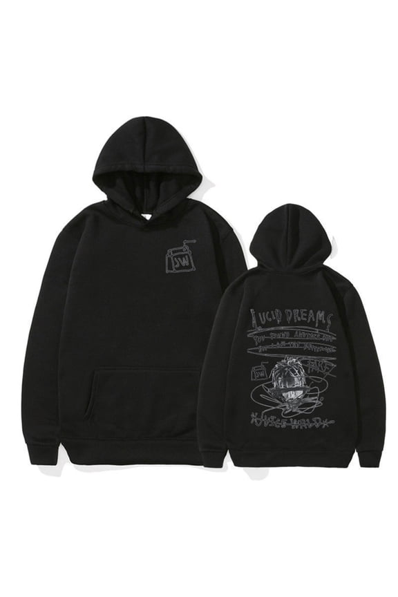 Juice Pullover Hoodie Sweatshirts Fashion Wrld Hip Hop Rapper Long Sleeve Hooded Tops For Men Women