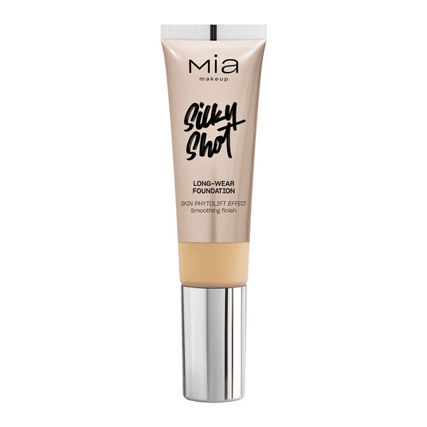 Silky Shot Foundation - Base alisadora de cobertura media-alta