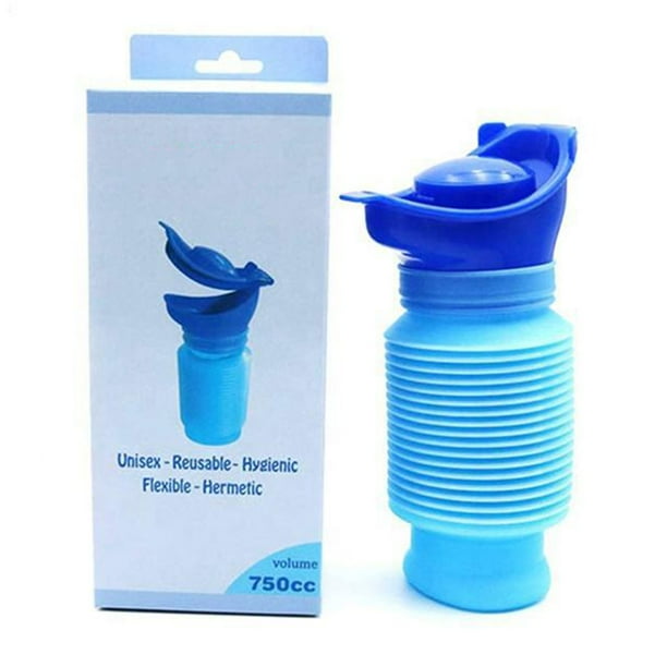 Urinario de emergencia unisex, Urinario de emergencia unisex Orinal portátil de viaje Urinario plegable portátil Construcción robusta