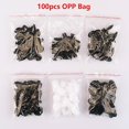 thumbnail image 1 of 100pcs Car Fastener Clip 6 Size Mixed Car Body Push Retainer Pin Rivet Bumper Door Trim Panel Retainer Auto Fastener Kit, 1 of 5
