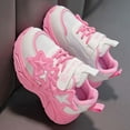 thumbnail image 3 of Girls Cute Slip On Sneakers Breathable Wide Width Walking Shoes Comfortable Non Slip Mesh Casual Shoes, 3 of 7