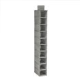 thumbnail image 2 of 12x49 Inch 10-Layer Non-woven Shoe and Hat Storage Hanging Bag for Closet Organization with Reinforced PP Board and Strong Hooks, 2 of 4