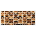 thumbnail image 1 of Watercolor Kitchen Mat, Chevron Geometric Motifs in Dark Coffee Colors Zigzag Tribal, Plush Decorative Kitchen Mat with Non Slip Backing, 47" X 19", Brown Caramel Pale Brown, by Ambesonne, 1 of 1
