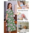 thumbnail image 5 of Pinspark Hospital Gowns for Women Labor Delivery Shoulder Surgery Dress Adaptive Clothing Night Robes for Elderly Plus Size, 5 of 6