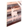 Standing Buck Deer Rustic 18 x 17 Wood Pallet Wall Art Sign Plaque ...