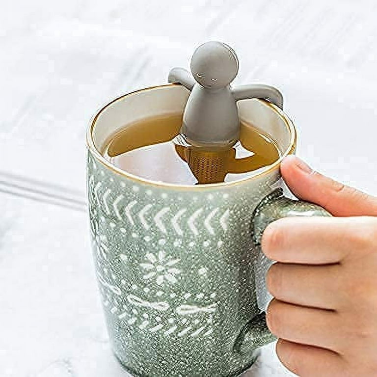  HADEWEITE Animal cute tea infuser tea diffusers for loose tea  cute, Cute Loose Leaf Tea Steeper Set For Mug Or Cup, Tea Accessories For  Tea Lovers : Home & Kitchen