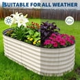 thumbnail image 4 of GloryStar Outdoor Galvanized Raised Bed, Metal Planter Box for Gardening, Rust-Resistant and Simple Assembly, 4 of 8
