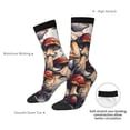 thumbnail image 4 of Vsdgher Cute Forest Mushrooms Crew Socks for Men & Women, Breathable Casual Athletic Ankle Socks, 4 of 6