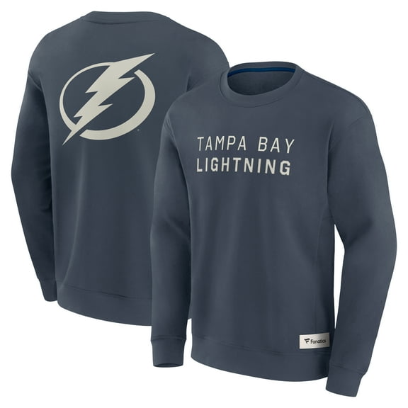Men's Fanatics Blue Tampa Bay Lightning Elements Future Ground Lettering Pullover Sweatshirt