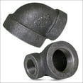 thumbnail image 2 of Supply Giant 1-1/2" x 3/4" 90 Degree Black Pipe Fitting Reducing Street Elbow Cast Iron, 2 of 6