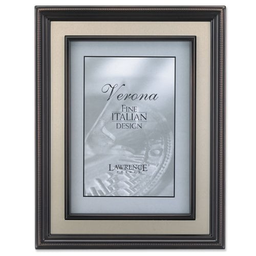 Lawrence Frames Verona Bronze & Brushed Brass 4x6 Picture Frame