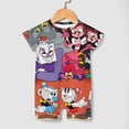 thumbnail image 4 of The Cuphead Show Baby Boy Girl Short Sleeve Rompers Bodysuit One Piece Jumpsuit Summer Outfit, 4 of 8