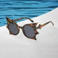 thumbnail image 3 of Gafas de sol con forma de murciélago, protección solar europea, divertidas gafas de sol irregulares de estilo hip hop. Estilo B, 3 of 6
