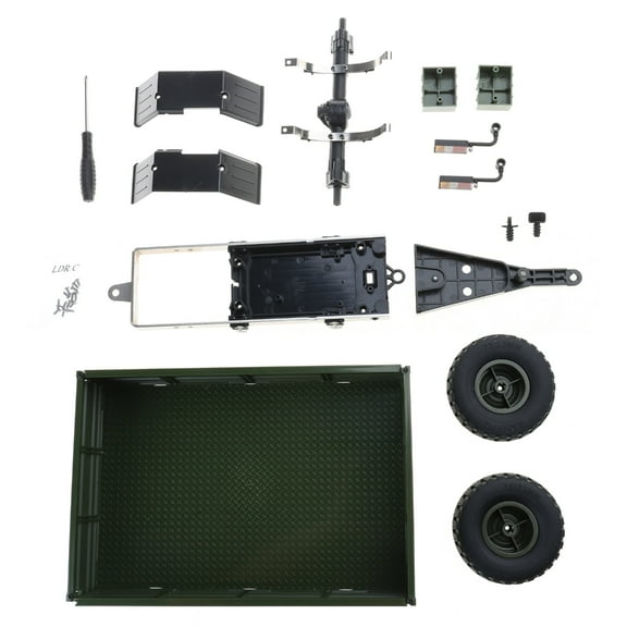 Upgrade Trailer DIY Part Set For WPL 1/12 Truck Car DIY Accessories