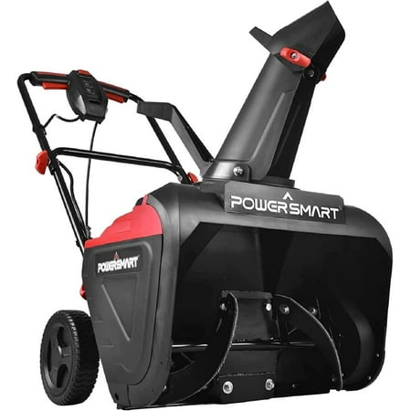 PowerSmart Electric Snow Blower, 21 Inch Single Stage Corded Snow Thrower, Small Snow Thrower Machine, 120V 15 Amp Snowblower Electric Start for Yard, Snow Remover with Easy Control