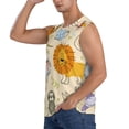 thumbnail image 3 of Lsque Animals Print Men's Cotton Blend Sleeveless Muscle Shirts (S-3XL)- Moisture Wicking, Odor Protection, UPF 30+,Small, 3 of 8